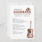 Nash Bash Nashville Bachelorette Weekend route Kaart (Voorkant)