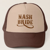 Nash Bride Trucker Hat | Nashville Bachelorette Pet (Voorkant)