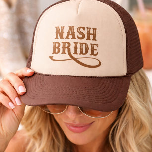 Nash Bride Trucker Hoed Nashville Bachelorette Pet