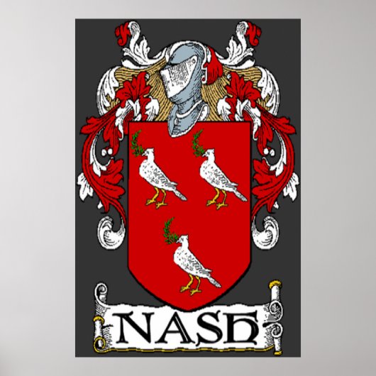 Nash Coat of Arms Print (Voorkant)