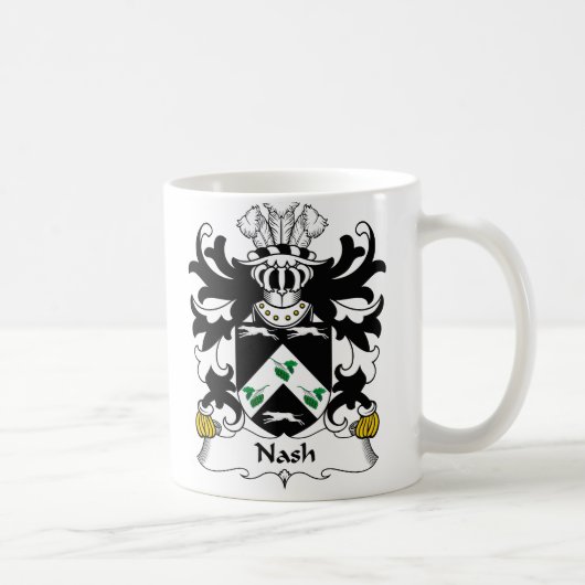 Nash Family Crest Koffiemok (Rechts)