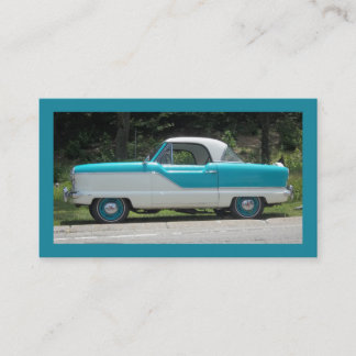Nash Hudson Metropolitian blue en white Visitekaartje