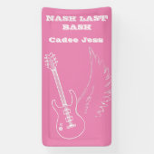 Nash Last Bash Bachelorette Party Banner (Verticaal)