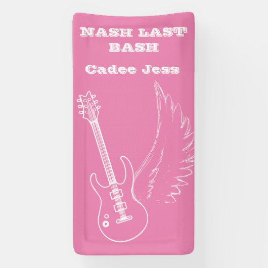 Nash Last Bash Bachelorette Party Banner (Verticaal)