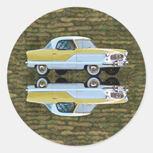 Nash Metropolitan Ronde Sticker (Voorkant)