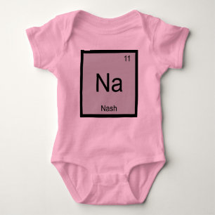Nash Name Chemistry Element Periodic Table Romper
