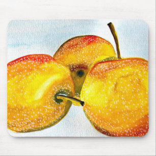 Nashi pear yellow waterverf fruit muismat