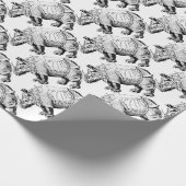 Nashorn Cadeaupapier (Hoek)