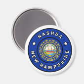 Nashua New Hampshire Magneet (Voorkant / Achterkant)