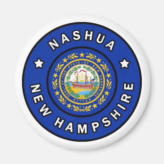 Nashua New Hampshire Magneet (Voorkant)