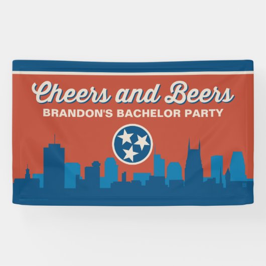 Nashville Bachelor Banner (Horizontaal)