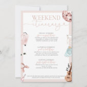 Nashville Bachelorette Invitation et itinéraire (Dos)