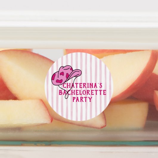 Nashville Bachelorette Rodeo Weekend Labels (Aangebracht)