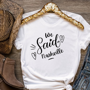 Nashville Bruidsmeisjes T-shirt