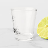 Nashville bruiloft gunst gejuich Shot glas (Rechts)