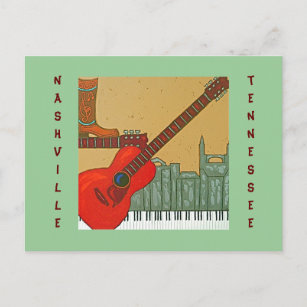 Nashville, carte postale de TN