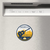 Nashville Curling Club Magnet Magneet (Insitu (Vaatwasser))