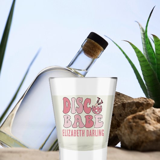 Nashville Disco Bachelorette Custom Bridesmaid Shot Glas