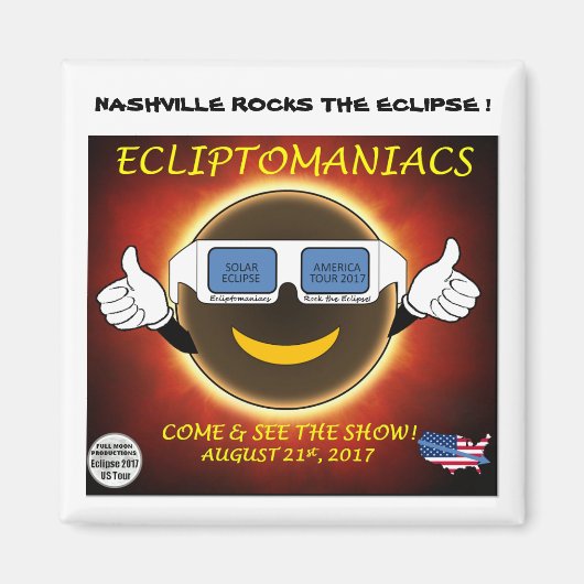 Nashville Eclipse Magnet Magneet (Voorkant)