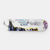 Nashville Est Music City Skateboard (Horz)