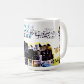 Nashville Est Musique City Café Mug (Devant droit)