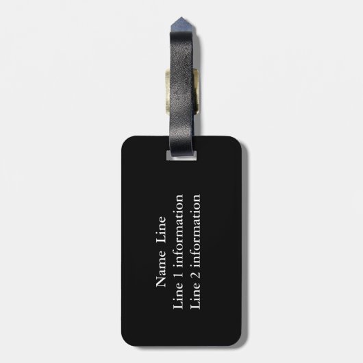 Nashville - étiquette bagage (Dos Vertical)