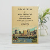 Nashville Faire-part de mariage Tennessee (Debout devant)