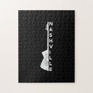Nashville Guitar Country Music Lovers Gifts Legpuzzel