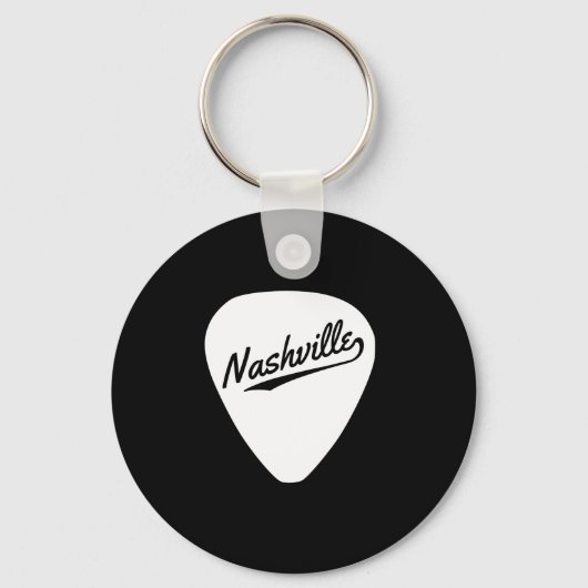 Nashville Guitar Pick Sleutelhanger (Voorkant)