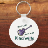 Nashville Guitar Sleutelhanger (Voorkant)