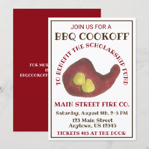 Nashville Hot Chicken BBQ Barbecue Cookoff Kaart