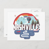Nashville in design briefkaart (Voorkant / Achterkant)