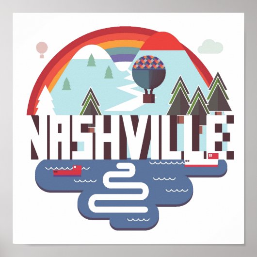 Nashville in design poster (Voorkant)