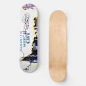 Nashville is Music City Skateboard (Voorkant)