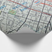 NASHVILLE kaart Cadeaupapier (Hoek)