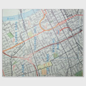 NASHVILLE kaart Cadeaupapier (Vlak)