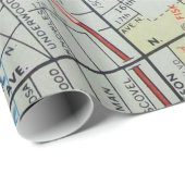 NASHVILLE kaart Cadeaupapier (Rol Hoek)