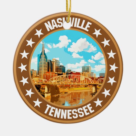 Nashville Keramisch Ornament (Voorkant)