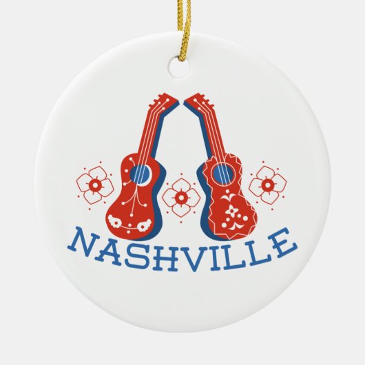 Nashville Keramisch Ornament (Voorkant)