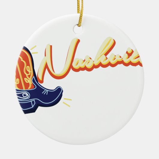 Nashville Keramisch Ornament (Voorkant)