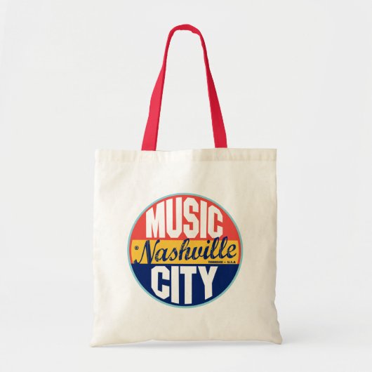 Nashville  Label Tote Bag (Voorkant)