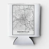 Nashville Map Blikjeskoeler (Voorkant)