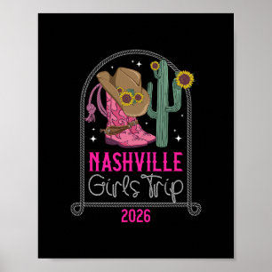 Nashville Meisjesreis 2026 Meisjes Reizen Nashvill Poster