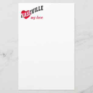Nashville mijn liefde briefpapier