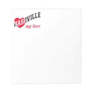 Nashville mijn liefde notitieblok
