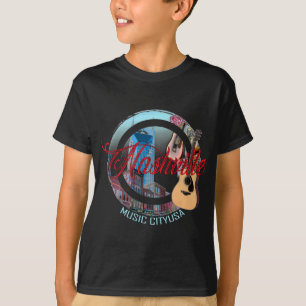 Nashville Music City Kinderen T-Shirt