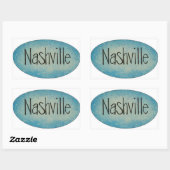 Nashville Music City Logo Sticker (Vel)
