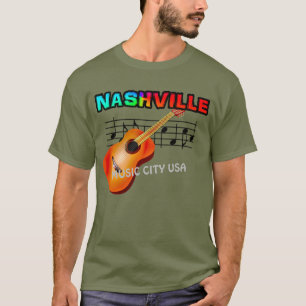 Nashville Music City — T-shirt Homme