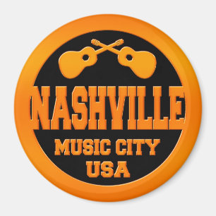 Nashville Music City USA Magneet