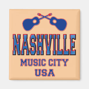 Nashville, Music City USA Magneet